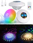 Floating Pool Lights with Remote, Changing Multicolor Pool Lights, IP68 Waterproof (2 Pack)