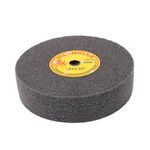 Uxcell Nylon Fiber 180 Grit 8" Dia Wheel, Black for Angle Grinder