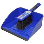 Faithfull FAIBRDUSTLRG 400mm (16in) Wide Dustpan & Soft Grip Brush Set