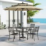 MFSTUDIO Patio Dining Set for 4, Pa