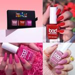 BAD COMPANY No Toxin Creme Finish Nail Polish Combo (10Ml Each X 3) Long Wear, Quick Dry, Chip Resistant Nail Paint Vegan, Cruelty-Free Nail Polish Combo Set