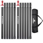 Tent Poles for Tarp, AVOFOREST Camping Tent Tarps Poles Adjustable Camping Accessories 90in Heavy Duty Poles Thicker Tent Pole with a Diameter of 0.98in for Backpacking Hiking Awning