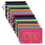 7 Pcs Binder Pouch for 3 Ring Binde