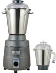 HANS Dominar X Pro 2000 Watts 2.8 HP Commercial Mixer Grinder With 2 Jar Heavy Duty Black Grey