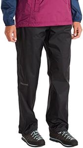 Marmot Women's PreCip Eco Full Zip Pant, Black, Small