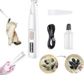 Saffory Electric Dog Trimmer, Saffory Dog Trimmer, Pet Paws Trimmer With Led Light, Saffory Electric waterproof Dog Trimmer, Rechargeable Low Noise Pet Trimmer Hair Clipper