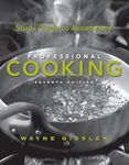 Study Guide to Accompany Professional Cooking