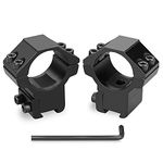 YONCONO 1" Scope Mount Rings Medium Profile for 11mm Dovetail Rails,2Pcs