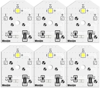 6 Pack WR55X11132 WR55X25754 Refrigerator LED Light Replacement for ge Refrigerator Bulb Light WR55X26486 WR55X30602 EAP12172918 AP6261806 PS12172918