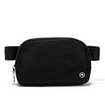 Pander Fanny Pack Everywhere Belt Bag, Bum Bag Crossbody Bags for Women Designer (Onyx, One Size)