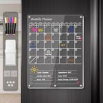 Acrylic Magnetic Fridge Calendar, C