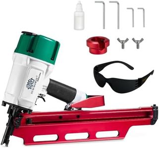 High Speed Mexican Style NR2183 21 Degree Aluminum Magazine Framing Nailer, Pneumatic Framing nail gun, 2-Inch up to 3-1/4-Inch Plastic Collated Full Head Framing Nails, Framing, Wooden House Building