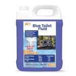 Filo Blue Toilet Fluid 5L – Eco friendly Waste Holding Tank Cleaner for Caravan, Motorhomes, Campervans - Odour Control - Chemical Liquid for Camping/Portable Toilets.