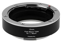 Fotodiox Pro 15mm Automatic Macro Extension Tube Compatible with L-Mount Alliance MILC Cameras for Extreme Close-up Photography