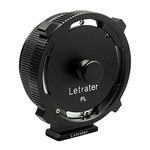 Letrater Mount Adapter PL-EOS R for PL mount lens Converter to canon RF/EFR/EOS R Mount Camera，Matte Black