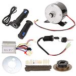 Srliya 9pcs/Set 250W 24V Brush Motor Set Bicycle Bike Conversion High Speed Kit Accessory