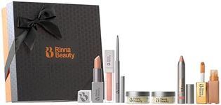 Rinna Beauty Lip Care Kit - Hydrating Lip Mask, Lip Exfoliator Scrub, Lip Gloss, Lipstick, Lip Liner, Lip Crayon, Lip Plumper Oil - Vegan, Cruelty & Paraben-Free (Pack of 7)