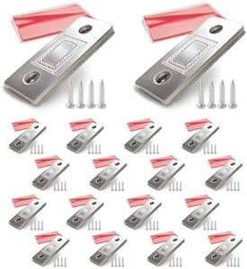 Cabinet Sliding Door Magnets 18 Pack Adehoei Ultra Thin Magnetic Door Catch Stainless Steel Drawer Magnet Catch for Kitchen Door Closure Cabinet Closer Cupboard Closet Door Magnetic Latches Hardware