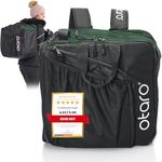 Otaro Ski Boot Bag with Helmet Compartment (Classic | 44 L) / (PRO | 57 L) Premium Ski Bag for Ski Boots | Also as Ice Skate Bag or Inline Bag | Ski Bag, Ski Bag Set, Ski Boot Bags, Green, Pro (57L),