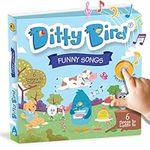 DITTY BIRD Musical Books for Toddlers | Fun Children's Nursery Rhyme Book | The Johny Johny, Yes Papa Book with Sound | Interactive Books For 1 Year Old to 3 Year Olds | Sturdy Baby Sound Books