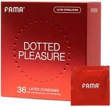 FAMA Dotted Condoms for Men,Extra S
