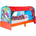 World's Apart Worlds Apart Theme Marvel Avengers Over Bed Tent Den, Suitable For Kids 4 Years ( Red )