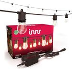 Innr Festoon Lights Outdoor 8 Meter - Outdoor String Lights - Works with Hue*, Amazon Echo (4th Gen), and SmartThings - Set