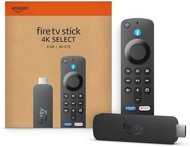 Amazon Fire TV Stick 4K Select (newest model), start streaming in 4K, hundreds of thousands of movies and shows, and free & live TV, Designed for Alexa+