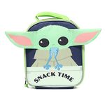 Star Wars The Child Lunch Box The Mandalorian Baby Yoda Insulated Lunch Bag (Navy/Green)