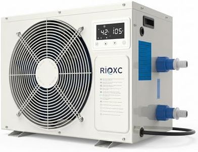 RIOXC 500 Gallon Aquarium Chiller, 1.5 HP Heating & Cooling Water Chiller for Fish Tank, Axolotl, Coral Reef, Hydroponics, 42–105°F Temp Control, R32, Titanium Evaporator for Freshwater & Saltwater