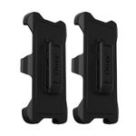 OtterBox Defender Series Holster Belt Clip Replacement for Galaxy S23 Ultra (Only) - Non-Retail Packaging - Black - 2 Pack