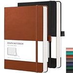 RETTACY Graph Paper Notebook 2 Pack