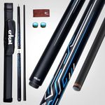 CRICAL Carbon Fiber Jump Break Cue Series 3 Piece Jump Cue Professional Powerful Break Cue with 12.9mm Tip and Uni-loc Joint for Competitions