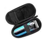 Case Compatible with Braun Shaver S3/5/7/9, Waterproof Hard Razor Storage Box for Travel Home Use with a Lanyard and Two Small Brushes