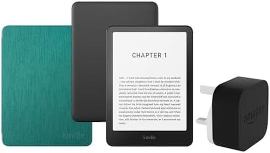 Kindle Paperwhite 16 GB Ohne Werbung Mit jade transparenter Hülle und 9-W-Netzteil