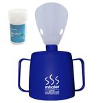 Medisure Steam Inhaler Cup Bundle with Menthol Crystals (5g), Steam Inhaler for Colds, Coughs, Flu & Blocked Nose Relief | Suitable for Adult and Kids