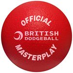 Official British Dodgeball - Foam Dodgeball - Single (Red)