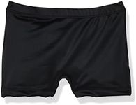 Kanu Surf Girls Swimming Bottom UPF 50+"Boy Short, Black, 14