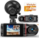 Dual Dash Cam Front and Inside, FHD