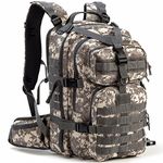 Gelindo 35L Tactical Hunting Backpacks - Military Molle Backpack Survival Bag - Small Tactical Backpack with Molle System for Men, Camouflage