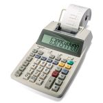 Sharp EL-1750V Two-Color Printing Calculator 2 Lines/Sec 3" Black/Red