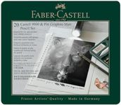 Faber-Castell Graphite Pencil Pitt Mat - 8pcs. and 9000 8pcs. in tin