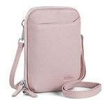 befen Small Crossbody Phone Bag for Women, Genuine Leather Cross Body Cell Phone Purse Wallet Card Holder Mini Shoulder Bags Ladies Handbags with Long Strap