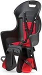 P4B | Bicycle Child Seat – Rear Luggage Rack Mount | For Bikes with 26-28 Inch | Children's Bicycle Seat for Children from 9 Months to 5 Years – from 9 to 22 kg | (Black/Red)