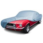 iCarCover Fits. [Ford Mustang GT] Full Car Cover Waterproof All Weather Weatherproof UV Sun Snow Dust Storm Resistant Exterior Outdoor Custom Protection with Straps (Year Fits 1964-1968)