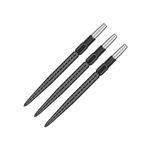 TARGET Darts Swiss Point Dart Points, RVE (3 Pack Set of Tips) 26MM – Black | Change Dart Points, Swiss Storm Points, Professional Darts Accessories