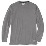 Carhartt Men's Lwd Long-Sleeve T-Shirt, Asphalt Heather, Large