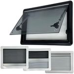 Shield Autocare Top Hinged Square Window with Integrated Black Out Blind & Fly Net Screen W-SH5 (500 x 450)