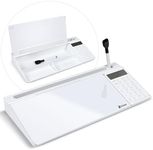 Varhomax Glass Desk Whiteboard with