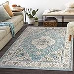 Lahome Floral Medallion Area Rug - 